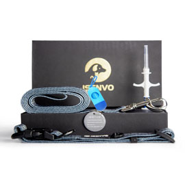 Anti-lost Dog Collar Leash and Dog Fecal Bag Registered Pet Microchip for 134.2kHz FDX-B Pet ID