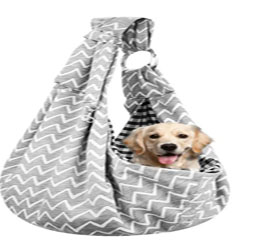 Hands-Free Small Dog Cat Sling Carrier Backpack Adjustable Strap Shoulder Crossbody Pouch