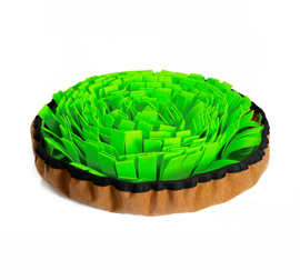 Dog Snuffle Mat Encourages Dog Natural Foraging Skills Training Slow Eat Bowl 